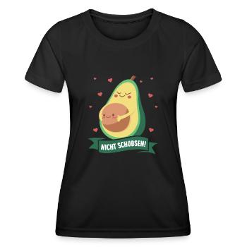 We Are Going To Have A Baby Ankündigung - Frauen Funktions-T-Shirt - Schwarz - Vorne - AI Model Female 172 light (172cm)