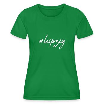Leipzig - T-shirt sport Femme - vert - Devant - AI Model Female 172 dark (172cm)