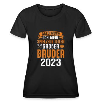 Spielzeug Bruder 2023 - Frauen Funktions-T-Shirt - Schwarz - Vorne - AI Model Female 172 light (172cm)
