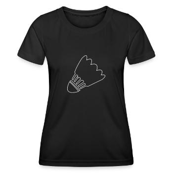 Volant - T-shirt sport Femme - noir - Devant - AI Model Female 172 light (172cm)