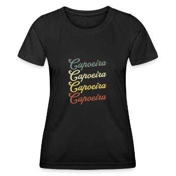 Capoeira - T-shirt sport Femme - noir - Devant - AI Model Female 172 light (172cm)