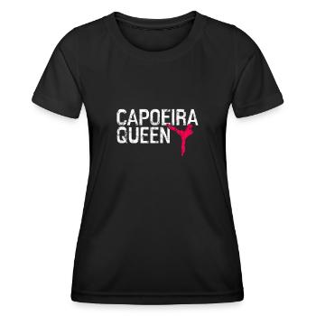 Reine de la Capoeira - T-shirt sport Femme - noir - Devant - AI Model Female 172 light (172cm)