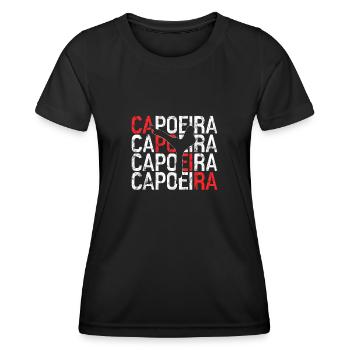Capoeira - Frauen Funktions-T-Shirt - Schwarz - Vorne - AI Model Female 172 light (172cm)