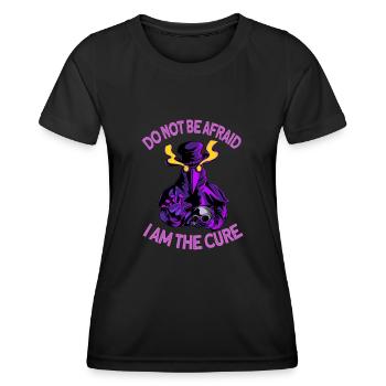 Plague Doctor Halloween pest doktor Maske - Frauen Funktions-T-Shirt - Schwarz - Vorne - AI Model Female 172 light (172cm)