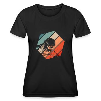 Schweißer Schweißen - Frauen Funktions-T-Shirt - Schwarz - Vorne - AI Model Female 172 light (172cm)