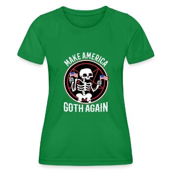 Rendre l’Amérique gothique à nouveau - T-shirt sport Femme - vert - Devant - AI Model Female 172 dark (172cm)
