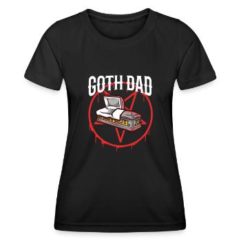 Goth Dad - Women's Functional T-Shirt - black - Front - AI Model Female 172 light (172cm)