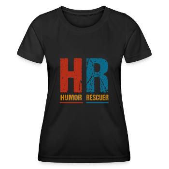 Beruf: Hr-manager Im Personalwesen - Frauen Funktions-T-Shirt - Schwarz - Vorne - AI Model Female 172 light (172cm)