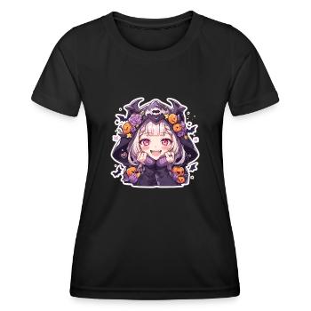 Vampire Vampire Femmes Vampires Helloween - T-shirt sport Femme - noir - Devant - AI Model Female 172 light (172cm)