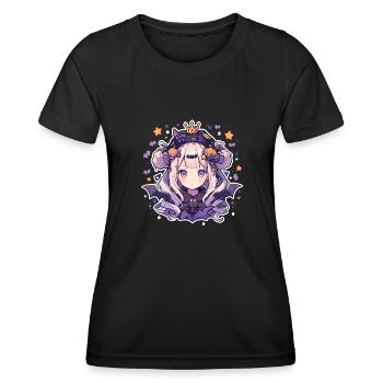 Vampire Vampire Femmes Vampires Helloween - T-shirt sport Femme - noir - Devant - AI Model Female 172 light (172cm)