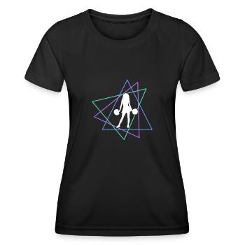 Cheerleading - T-shirt sport Femme - noir - Devant - AI Model Female 172 light (172cm)
