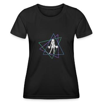 Cheerleading - T-shirt sport Femme - noir - Devant - AI Model Female 172 light (172cm)
