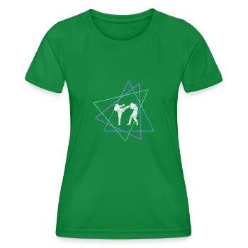 Arts martiaux - T-shirt sport Femme - vert - Devant - AI Model Female 172 dark (172cm)