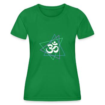 Méditation - T-shirt sport Femme - vert - Devant - AI Model Female 172 dark (172cm)