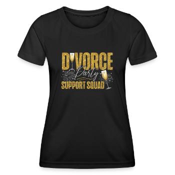 Happy Divorce Party Divorce Party - Women's Functional T-Shirt - black - Front - AI Model Female 172 light (172cm)
