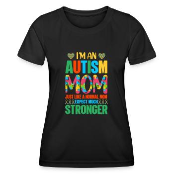 Autism Autistic - Women's Functional T-Shirt - black - Front - AI Model Female 172 light (172cm)