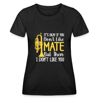 Mellophonist Musical Instrument Orchestra - Women's Functional T-Shirt - black - Front - AI Model Female 172 light (172cm)