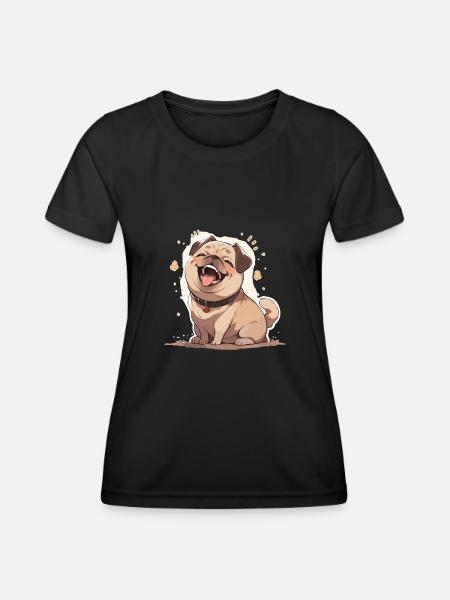 Pug Pug Dog Pug Gifts Pug Lovers - Women's Functional T-Shirt - black