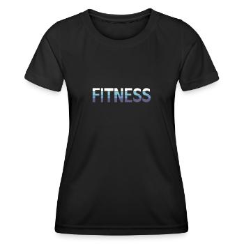 Fitness - Women's Functional T-Shirt - black - Front - AI Model Female 172 light (172cm)