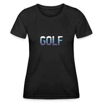 Golfe - T-shirt sport Femme - noir - Devant - AI Model Female 172 light (172cm)