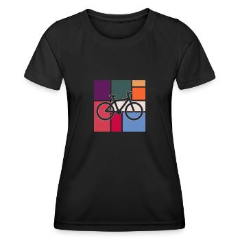 Bicycle - Women's Functional T-Shirt - black - Front - AI Model Female 172 light (172cm)