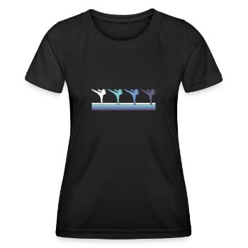 Martial arts - Women's Functional T-Shirt - black - Front - AI Model Female 172 light (172cm)