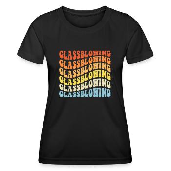 Glassblower - Women's Functional T-Shirt - black - Front - AI Model Female 172 light (172cm)