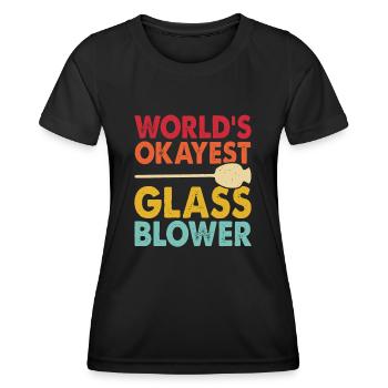 Glassblower - Women's Functional T-Shirt - black - Front - AI Model Female 172 light (172cm)