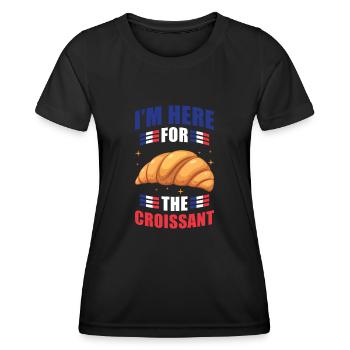 Croissant - Women's Functional T-Shirt - black - Front - AI Model Female 172 light (172cm)