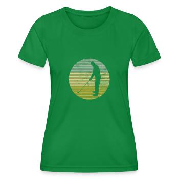 Golf - Frauen Funktions-T-Shirt - Kelly Green - Vorne - AI Model Female 172 dark (172cm)
