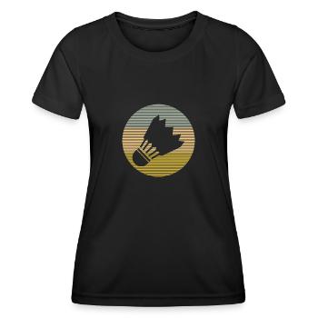 Volant - T-shirt sport Femme - noir - Devant - AI Model Female 172 light (172cm)