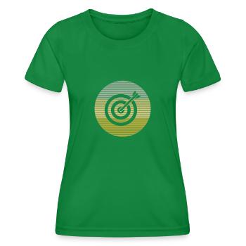 Darts - Frauen Funktions-T-Shirt - Kelly Green - Vorne - AI Model Female 172 dark (172cm)