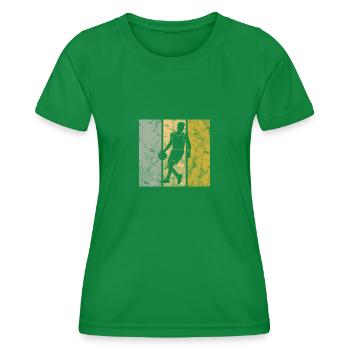 Basketball - Women's Functional T-Shirt - kelly green - Front - AI Model Female 172 dark (172cm)