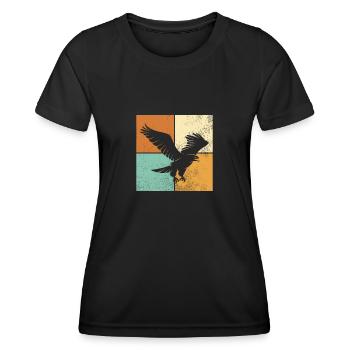 Aigle - T-shirt sport Femme - noir - Devant - AI Model Female 172 light (172cm)