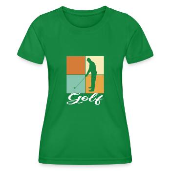 Golfe - T-shirt sport Femme - vert - Devant - AI Model Female 172 dark (172cm)
