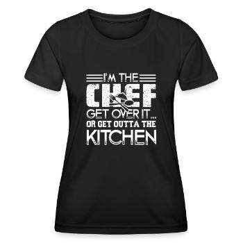 Chef I'm The Chef - Women's Functional T-Shirt - black - Front - AI Model Female 172 light (172cm)