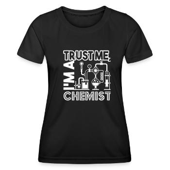 Chemist Trust Me I'm A Chemist - Women's Functional T-Shirt - black - Front - AI Model Female 172 light (172cm)