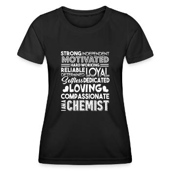 Chemist Things About Chemist - Women's Functional T-Shirt - black - Front - AI Model Female 172 light (172cm)