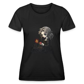 Zombies artisanaux effrayants pour Halloween - T-shirt sport Femme - noir - Devant - AI Model Female 172 light (172cm)