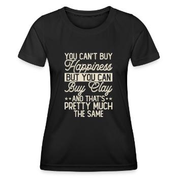 Poterie Poterie Poterie - T-shirt sport Femme - noir - Devant - AI Model Female 172 light (172cm)