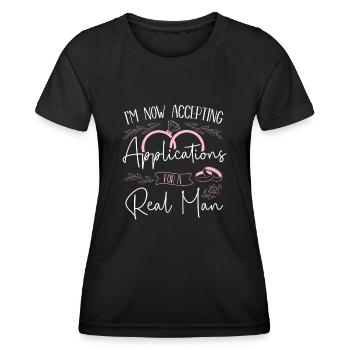 Happy Divorce Party I'm Now - Frauen Funktions-T-Shirt - Schwarz - Vorne - AI Model Female 172 light (172cm)