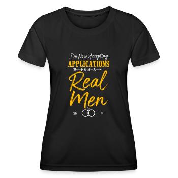 Happy Divorce Party I'm Now - Frauen Funktions-T-Shirt - Schwarz - Vorne - AI Model Female 172 light (172cm)