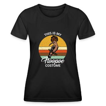 Singvogel Wiedehopf Wald Beobachten Ornithologe - Frauen Funktions-T-Shirt - Schwarz - Vorne - AI Model Female 172 light (172cm)