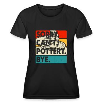 Poterie Poterie Poterie - T-shirt sport Femme - noir - Devant - AI Model Female 172 light (172cm)