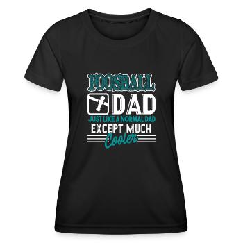 Foosball Foosball Dad Is Cooler - Women's Functional T-Shirt - black - Front - AI Model Female 172 light (172cm)