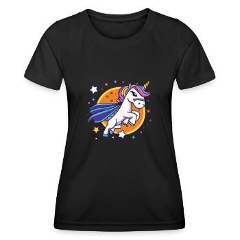 Unicorn Superhero Unicorns Unicorn Baby Unicorn - Women's Functional T-Shirt - black - Front - AI Model Female 172 light (172cm)