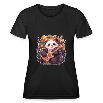 Panda Panda Ours Panda Bébé Pandas Panda Animal - T-shirt sport Femme - noir - Devant - AI Model Female 172 light (172cm)