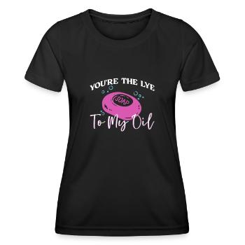 Soap Soap Making Soap Maker Soap Maker - Women's Functional T-Shirt - black - Front - AI Model Female 172 light (172cm)