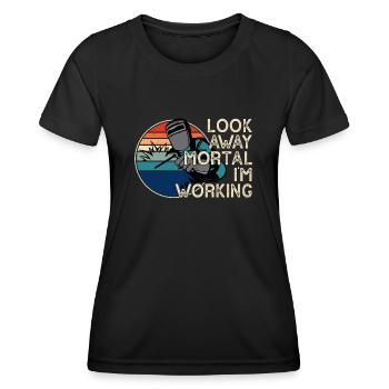 Schweißen Schweißer - Frauen Funktions-T-Shirt - Schwarz - Vorne - AI Model Female 172 light (172cm)