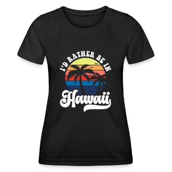 Hawaii - Women's Functional T-Shirt - black - Front - AI Model Female 172 light (172cm)